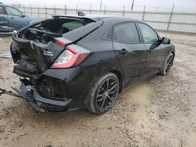 SHHFK7H96LU210770 - 2020 HONDA CIVIC SPORT TOURING BLACK photo 3