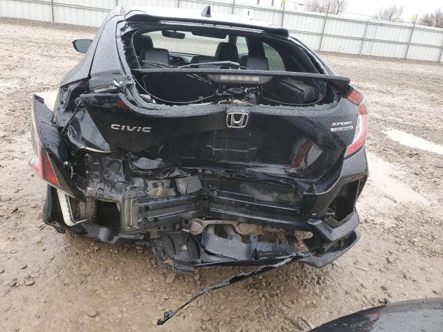 SHHFK7H96LU210770 - 2020 HONDA CIVIC SPORT TOURING BLACK photo 6