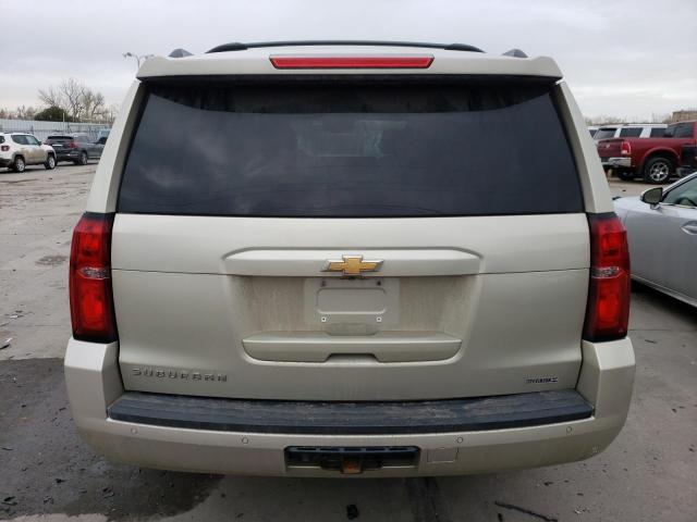 1GNSKJKC1FR740233 - 2015 CHEVROLET SUBURBAN K1500 LT GOLD photo 6