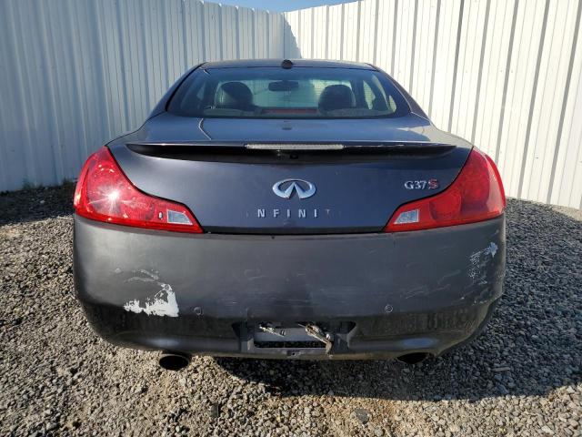 JN1CV6EK9AM104432 - 2010 INFINITI G37 BASE GRAY photo 6