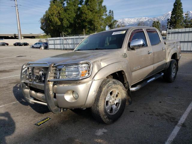 5TEJU62N76Z260909 - 2006 TOYOTA TACOMA DOUBLE CAB PRERUNNER BEIGE photo 1
