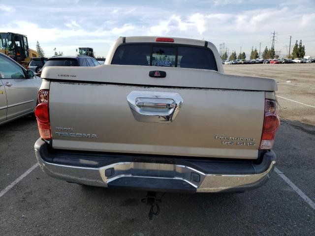 5TEJU62N76Z260909 - 2006 TOYOTA TACOMA DOUBLE CAB PRERUNNER BEIGE photo 6