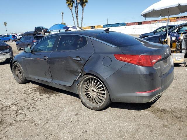 KNAGN4A76B5169199 - 2011 KIA OPTIMA EX GRAY photo 2