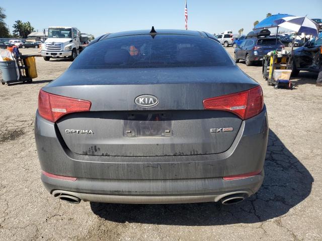 KNAGN4A76B5169199 - 2011 KIA OPTIMA EX GRAY photo 6