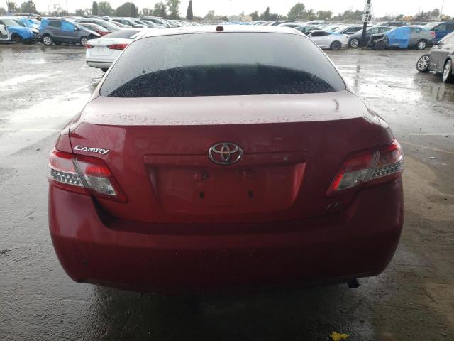 4T4BF3EK4BR207961 - 2011 TOYOTA CAMRY BASE RED photo 6