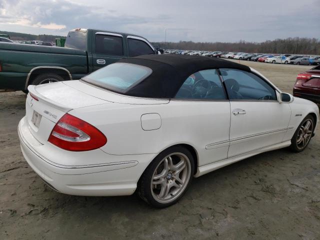 WDBTK76G45T051994 - 2005 MERCEDES-BENZ CLK 55 AMG WHITE photo 3