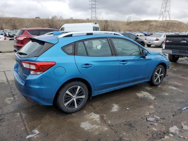 4S3GTAD69K3744840 - 2019 SUBARU IMPREZA PREMIUM BLUE photo 3