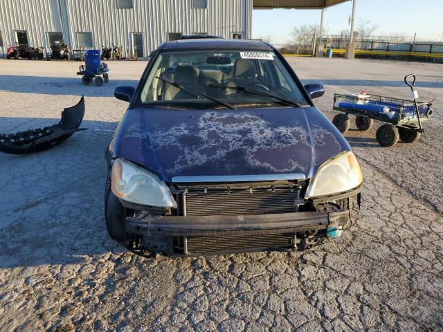 2HGES26771H533039 - 2001 HONDA CIVIC EX BLUE photo 5