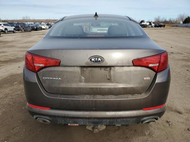 KNAGM4A76C5297396 - 2012 KIA OPTIMA LX BROWN photo 6