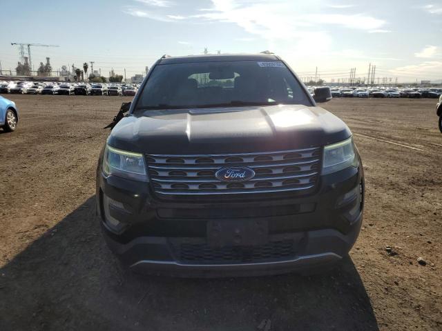 1FM5K7D85GGC12933 - 2016 FORD EXPLORER XLT BLACK photo 5