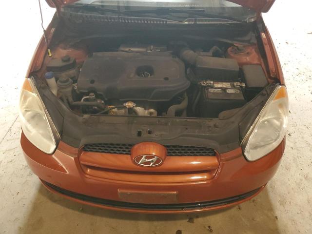 KMHCM36C48U089219 - 2008 HYUNDAI ACCENT GS ORANGE photo 11