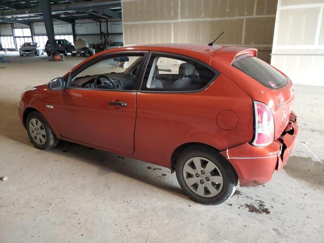 KMHCM36C48U089219 - 2008 HYUNDAI ACCENT GS ORANGE photo 2