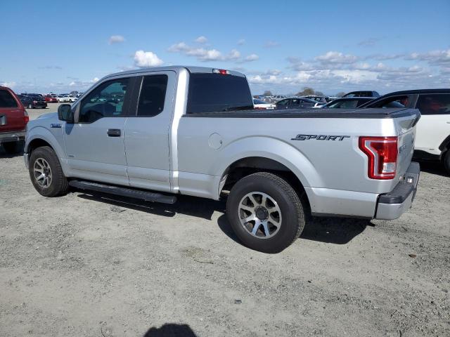 1FTEX1CP0HKC13627 - 2017 FORD F150 SUPER CAB SILVER photo 2