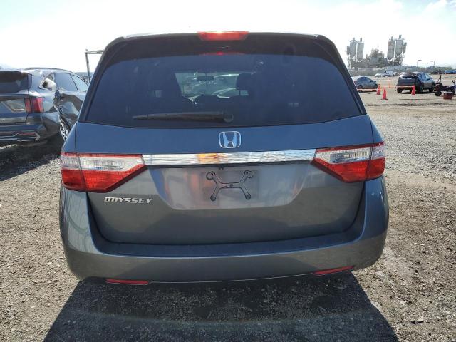 5FNRL5H25DB061949 - 2013 HONDA ODYSSEY LX GRAY photo 6