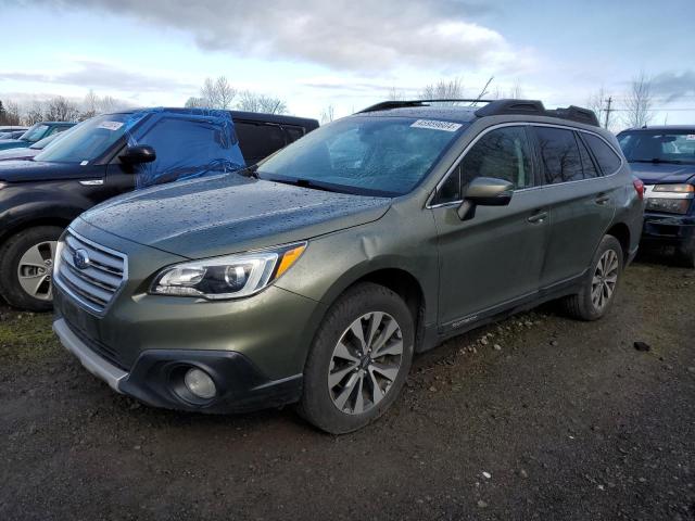 4S4BSANC9H3225311 - 2017 SUBARU OUTBACK 2.5I LIMITED GREEN photo 1