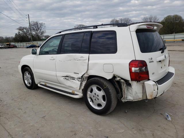 JTEDP21A870132591 - 2007 TOYOTA HIGHLANDER SPORT WHITE photo 2