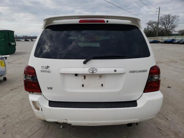 JTEDP21A870132591 - 2007 TOYOTA HIGHLANDER SPORT WHITE photo 6