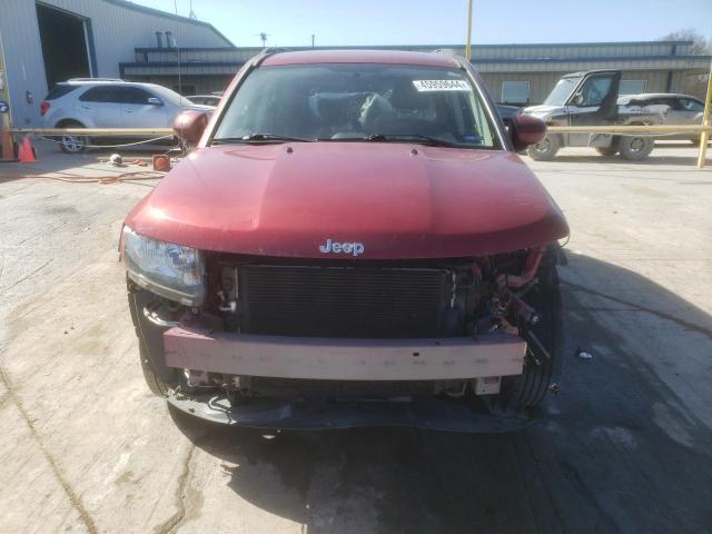 1C4NJCEB1ED575027 - 2014 JEEP COMPASS LATITUDE MAROON photo 5