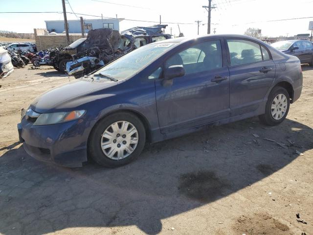 19XFA1F32AE000752 - 2010 HONDA CIVIC VP BLUE photo 1