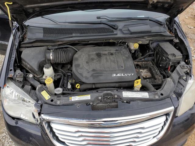 2A4RR8DG5BR749561 - 2011 CHRYSLER TOWN & COU TOURING L BLACK photo 12