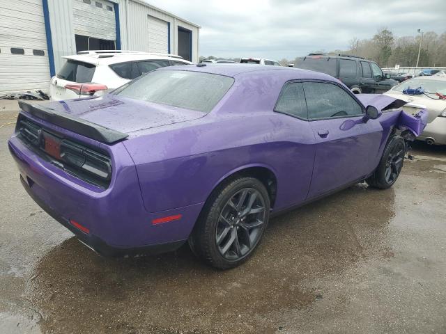 2C3CDZAGXPH596553 - 2023 DODGE CHALLENGER SXT PURPLE photo 3