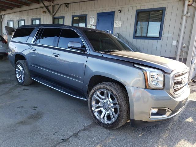 1GKS2GKC3JR399488 - 2018 GMC YUKON XL K1500 SLT GRAY photo 4