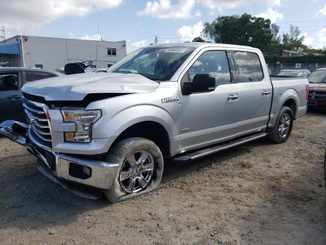 1FTEW1CP4GKF90723 - 2016 FORD F150 SUPERCREW SILVER photo 1