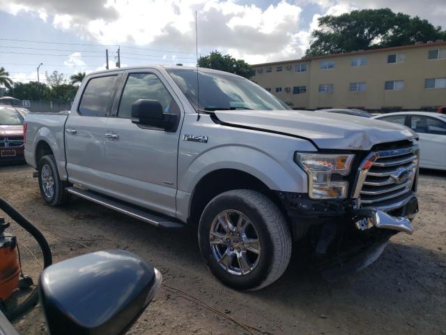 1FTEW1CP4GKF90723 - 2016 FORD F150 SUPERCREW SILVER photo 4