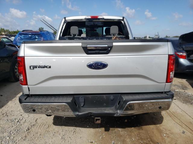 1FTEW1CP4GKF90723 - 2016 FORD F150 SUPERCREW SILVER photo 6