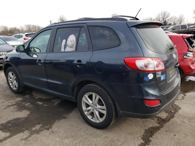 5XYZHDAG6BG031592 - 2011 HYUNDAI SANTA FE SE BLUE photo 2