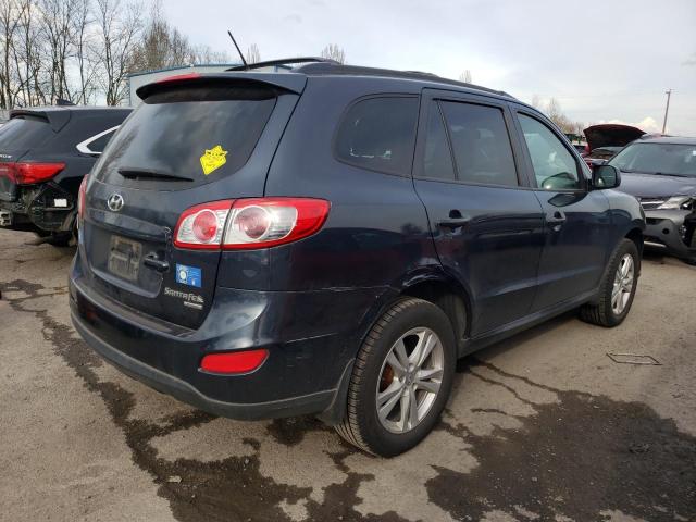 5XYZHDAG6BG031592 - 2011 HYUNDAI SANTA FE SE BLUE photo 3