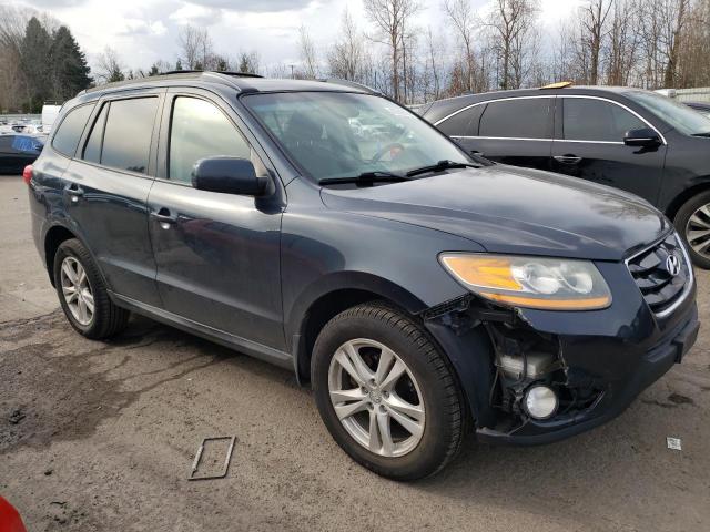 5XYZHDAG6BG031592 - 2011 HYUNDAI SANTA FE SE BLUE photo 4