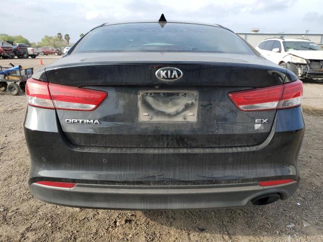 5XXGU4L37JG214239 - 2018 KIA OPTIMA EX BLACK photo 6