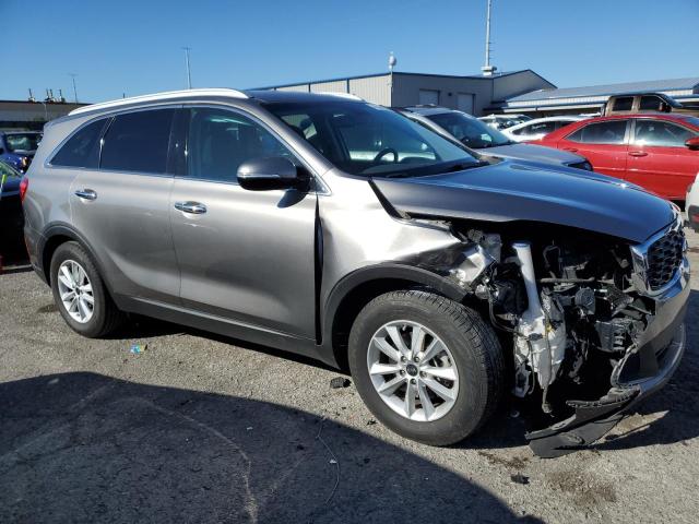 5XYPG4A36KG438948 - 2019 KIA SORENTO L GRAY photo 4