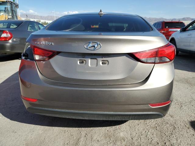 5NPDH4AE7GH720176 - 2016 HYUNDAI ELANTRA SE GRAY photo 6