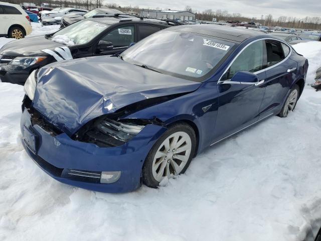 5YJSA1E24GF144295 - 2016 TESLA MODEL S BLUE photo 1