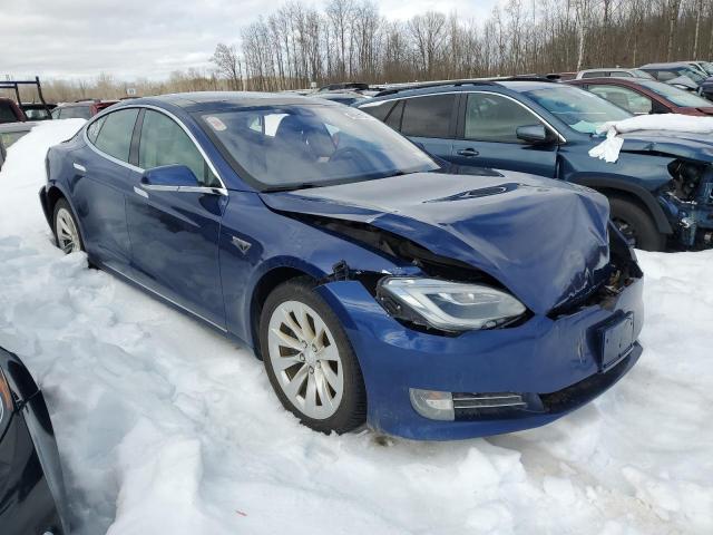5YJSA1E24GF144295 - 2016 TESLA MODEL S BLUE photo 4