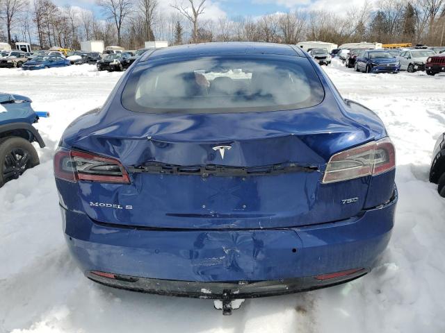 5YJSA1E24GF144295 - 2016 TESLA MODEL S BLUE photo 6