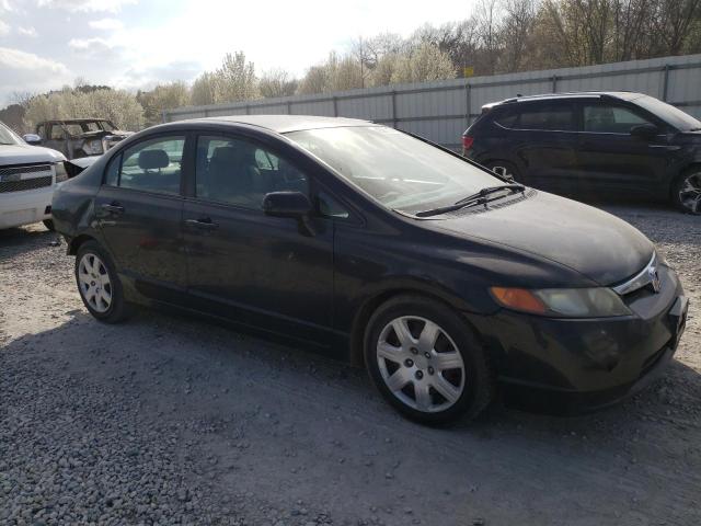 1HGFA16598L034773 - 2008 HONDA CIVIC LX BLACK photo 4