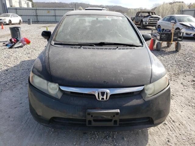 1HGFA16598L034773 - 2008 HONDA CIVIC LX BLACK photo 5