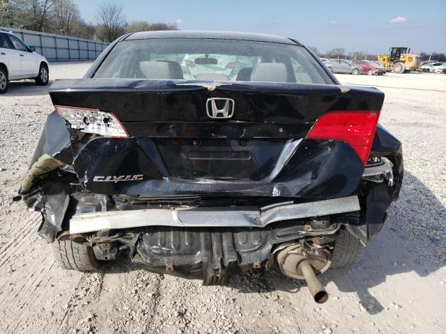 1HGFA16598L034773 - 2008 HONDA CIVIC LX BLACK photo 6