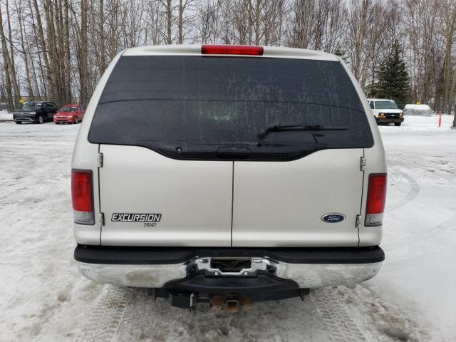 1FMNU41S95ED02782 - 2005 FORD EXCURSION XLT SILVER photo 6