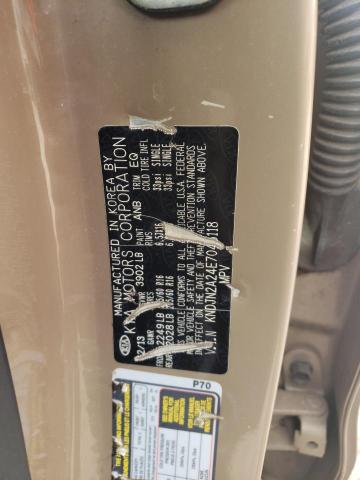 KNDJN2A24E7045118 - 2014 KIA SOUL BROWN photo 12