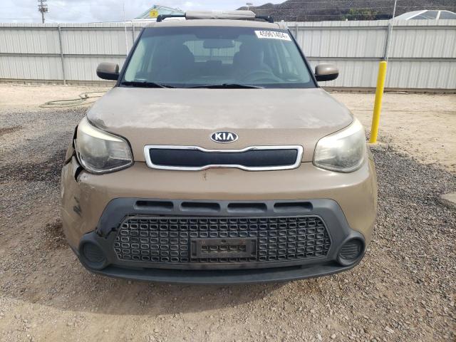 KNDJN2A24E7045118 - 2014 KIA SOUL BROWN photo 5