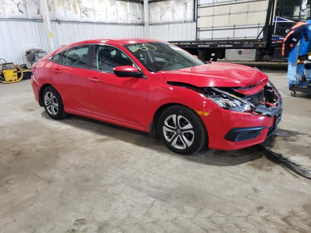 2HGFC2F55HH524463 - 2017 HONDA CIVIC LX RED photo 4