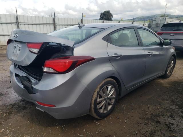 KMHDH4AE6EU088222 - 2014 HYUNDAI ELANTRA SE SILVER photo 3