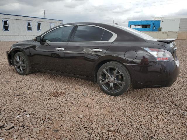 1N4AA5AP1EC907118 - 2014 NISSAN MAXIMA S BROWN photo 2