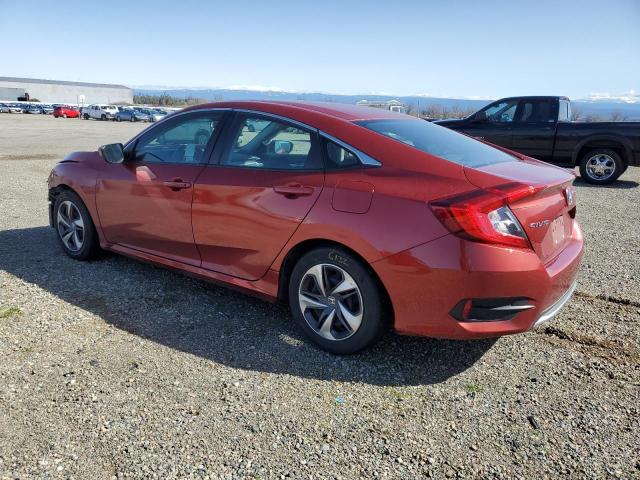 2HGFC2F68MH519681 - 2021 HONDA CIVIC LX ORANGE photo 2