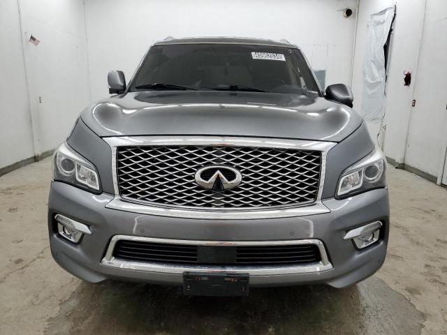 JN8AZ2NE9F9080935 - 2015 INFINITI QX80 GRAY photo 5