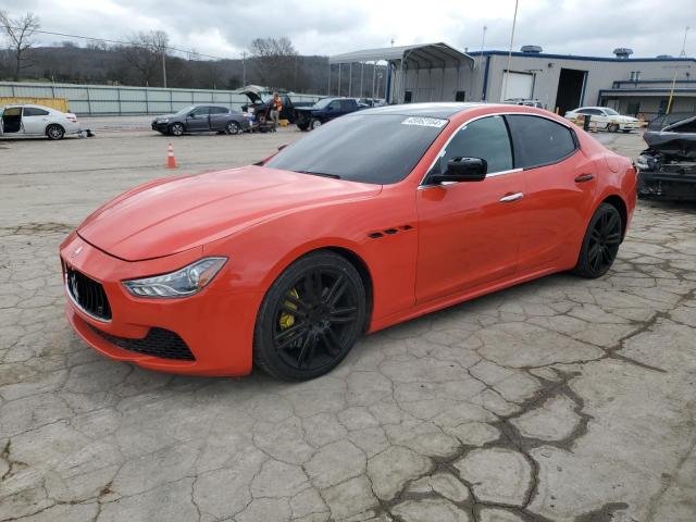 ZAM57RTA9G1174997 - 2016 MASERATI GHIBLI S RED photo 1